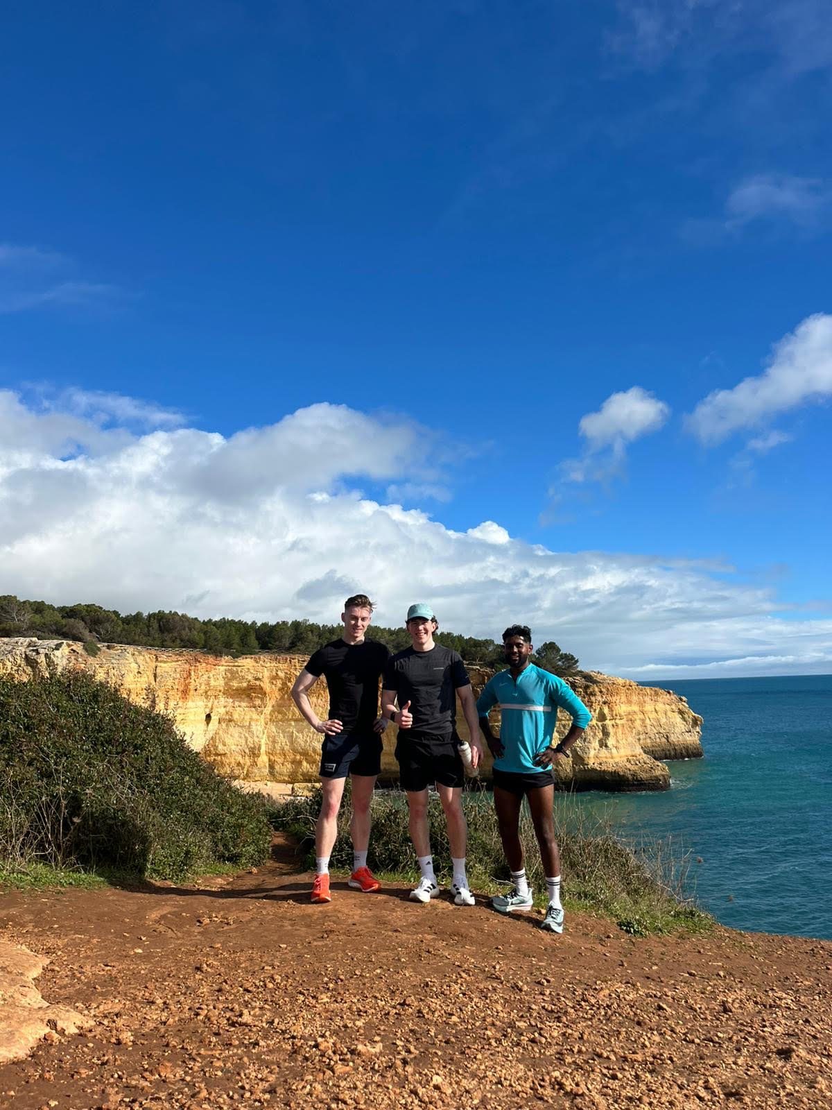 Training with friends